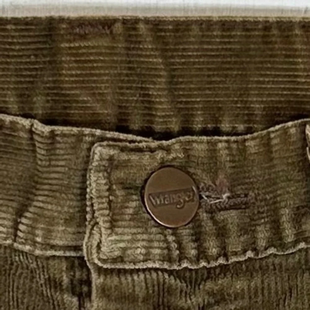 Vintage Wrangler Brown Corduroy Pants Mens 29x30 Straight Leg 7K605B